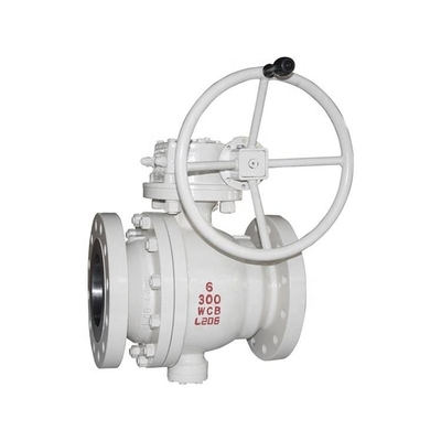 Gegossenes Trunnion-Kugelventil mit 2 bis 40" API 6D Flansch 2 Stück Gusseisen 300LB