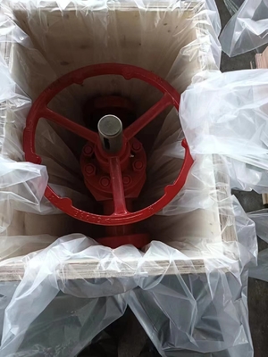 Zoll-Druck 10000PSI des Ölfeld-Bohrungs-Handplatten-Ventil-Hauptquellen-Mehrwegeventil-2-1/16
