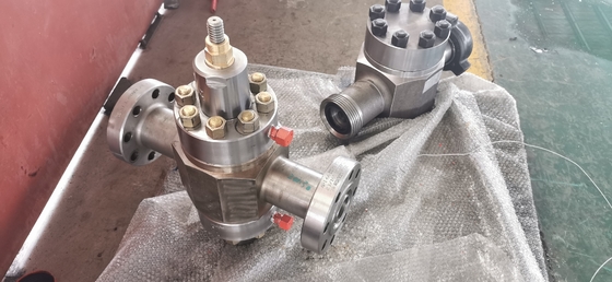 Zoll-Druck 10000PSI des Ölfeld-Bohrungs-Handplatten-Ventil-Hauptquellen-Mehrwegeventil-2-1/16