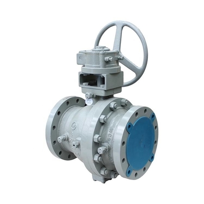 Gegossenes Trunnion-Kugelventil mit 2 bis 40" API 6D Flansch 2 Stück Gusseisen 300LB