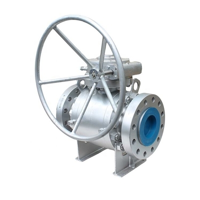 Gegossenes Trunnion-Kugelventil mit 2 bis 40" API 6D Flansch 2 Stück Gusseisen 300LB