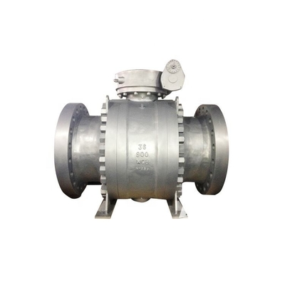 API 6D API 608 geschmiedetem Stahl 3-teiliges Trunnion Kugelventil Flansche Enden