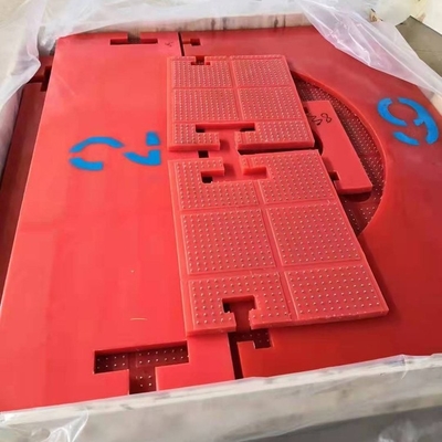 Rot Anti-Skid Mat ZP Typ Rotary Atble 30mm Kunststoff Schieberegel Mat für Bohrgerät