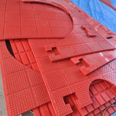 Rot Anti-Skid Mat ZP Typ Rotary Atble 30mm Kunststoff Schieberegel Mat für Bohrgerät