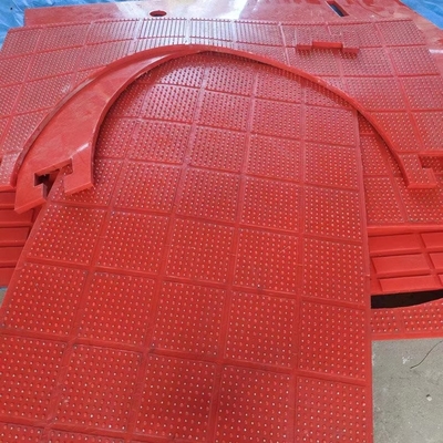 Rot Anti-Skid Mat ZP Typ Rotary Atble 30mm Kunststoff Schieberegel Mat für Bohrgerät