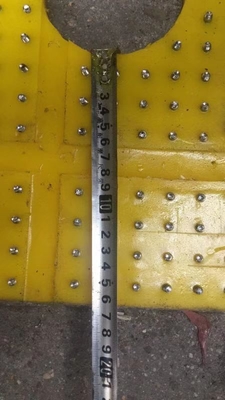 Polyurethan Anti-Rutschmatte für 37 1/2 Zoll Drehtisch Bohrgerät 30MM Dicke Gelbe Farbe 2200MM*1800MM