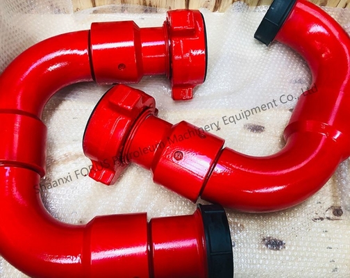 Alloy Steel Forged API 16C Standard 3 Inch 50 Typ Langradius Drehverbindung für Ölfeld Bohrungsversuch Bericht zur Verfügung stellen