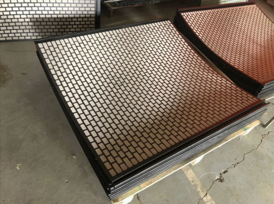 Wellenart Feststeuerungsschirm Mesh API RP 13C Ölfeldbohrungsschirm Mesh