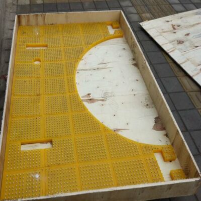 Polyurethan-Rotationstisch-Rutschfläche Zugfestigkeit 45Mpa ISO 9001 Geeignet für Bohrplattformumgebungen