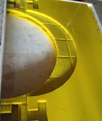 Drehtisch-Anti-Rutsch-Matte Material PU verschleißfest verwendet für ZP175