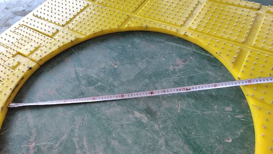 Premium ausgewählte Rohstoffe Polyurethan 30 mm Dicke Drehtisch Anti-Rutschmatte